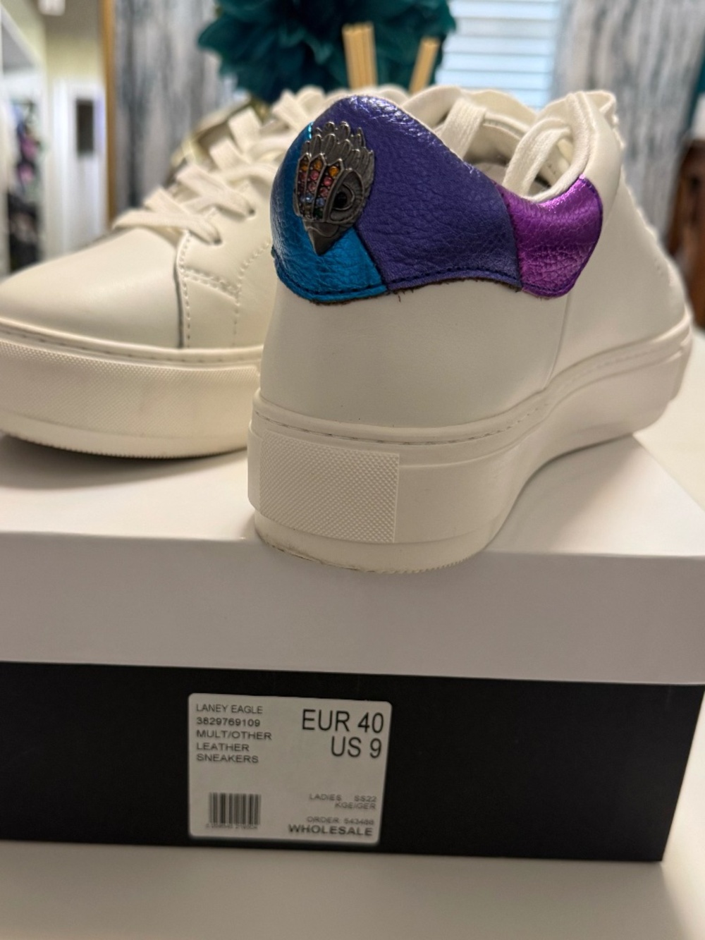 Kurt Geiger London Laney Eagle low-top sneakers size US 9/EUR 40